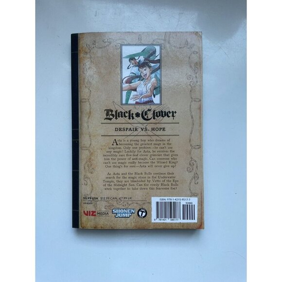 Black Clover Vol. 8 Manga Yuki Tabata Shonen Jump Action Viz English - Picture 2 of 2